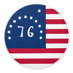 Bennington's Banner: De 76 Amerikaanse Battle Flag Keramische Knop