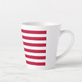 Bennington's Banner: De 76 Amerikaanse Battle Flag Latte Mok (Rechts)