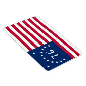 Bennington's Banner: De 76 Amerikaanse Battle Flag Magneet (Rechterzijde)