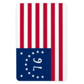 Bennington's Banner: De 76 Amerikaanse Battle Flag Magneet (Verticaal)