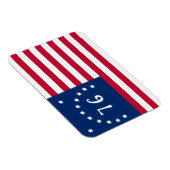 Bennington's Banner: De 76 Amerikaanse Battle Flag Magneet (Rechterzijde)