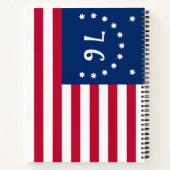 Bennington's Banner: De 76 Amerikaanse Battle Flag Notitieboek (Achterkant)