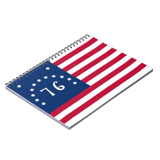 Bennington's Banner: De 76 Amerikaanse Battle Flag Notitieboek (Linkerzijde)