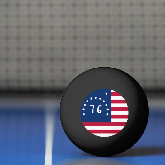 Bennington's Banner: De 76 Amerikaanse Battle Flag Pingpongbal (Net)