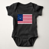 Bennington's Banner: De 76 Amerikaanse Battle Flag Romper (Voorkant)