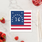 Bennington's Banner: De 76 Amerikaanse Battle Flag Servet (Insitu)