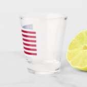 Bennington's Banner: De 76 Amerikaanse Battle Flag Shot Glas (Rechts)