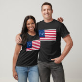 Bennington's Banner: De 76 Amerikaanse Battle Flag T-shirt (Unisex)
