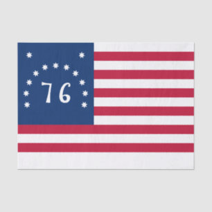 Bennington's Banner: De 76 Amerikaanse Battle Flag Tissuepapier