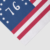 Bennington's Banner: De 76 Amerikaanse Battle Flag Tissuepapier (Detail)