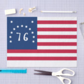 Bennington's Banner: De 76 Amerikaanse Battle Flag Tissuepapier (Craft)