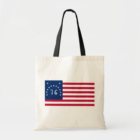 Bennington's Banner: De 76 Amerikaanse Battle Flag Tote Bag (Voorkant)