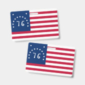 Bennington's Banner: De 76 Amerikaanse oorlogsvaan Badge (Voor- en achterkant)