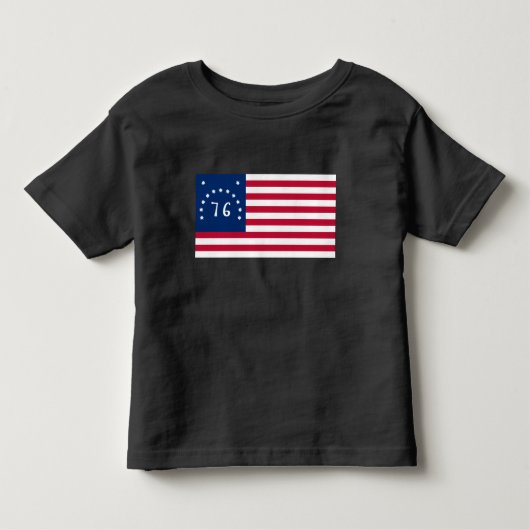 Bennington's Banner: De 76 Amerikaanse oorlogsvaan Kinder Shirts (Voorkant)