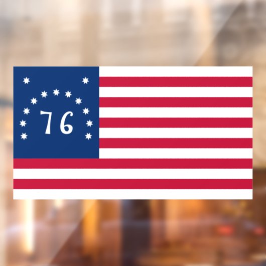 Bennington's Banner: De 76 Amerikaanse oorlogsvaan Raamsticker (Vel 2)