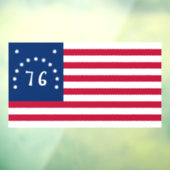 Bennington's Banner: De 76 Amerikaanse oorlogsvaan Raamsticker (Vel 3)