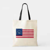 Bennington's Banner: De 76 Amerikaanse oorlogsvaan Tote Bag (Achterkant)