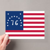 Bennington's Banner: De 76 Amerikaanse Vlag Acryl Uitnodigingen (Insitu (Draagbaar))