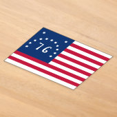 Bennington's Banner: De 76 Amerikaanse Vlag Acryl Uitnodigingen (Laagn)