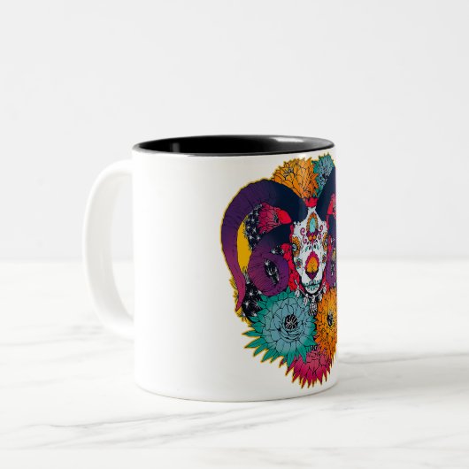 bennintronzos tweekleurige koffiemok (Voorkant links)