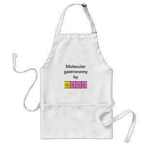 Benno periodieke table name apron standaard schort