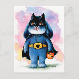 Benny Blue - Batbunny Halloween Briefkaart