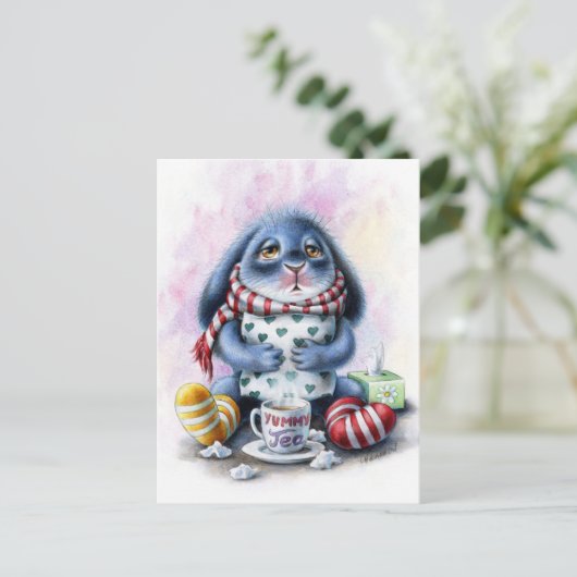 Benny Blue - Beterschap Wenskaart Briefkaart (Staand voorkant)