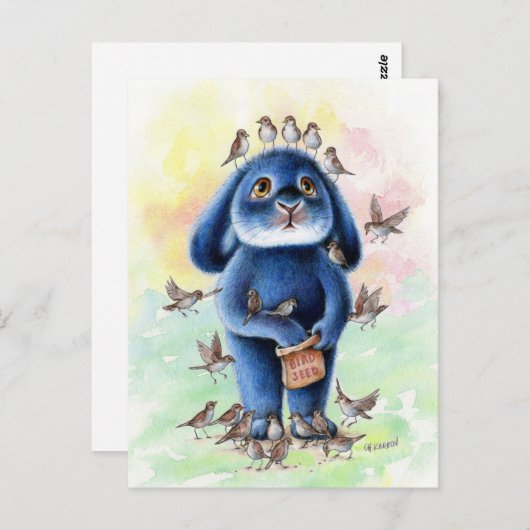 Benny Blue - Bird Seed Briefkaart (Voorkant / Achterkant)