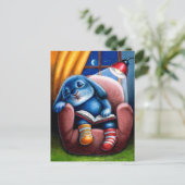 Benny Blue - Briefkaart lezen (Staand voorkant)