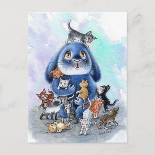 Benny Blue - Briefkaart voor cateringdoeleinden (Voorkant)