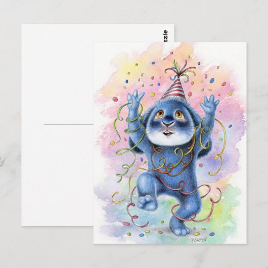 Benny Blue - Celebration Briefkaart (Voorkant / Achterkant)