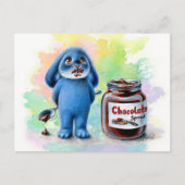 Benny Blue - Chocolate Briefkaart (Voorkant)