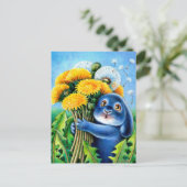 Benny Blue - Dandelions Briefkaart (Staand voorkant)