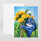 Benny Blue - Dandelions Briefkaart (Voorkant / Achterkant)