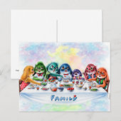 Benny Blue - Family Dinner Briefkaart (Voorkant / Achterkant)