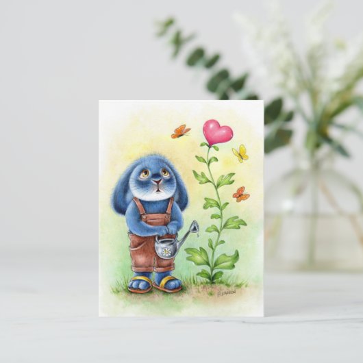 Benny Blue - Growing Love Briefkaart (Staand voorkant)