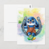 Benny Blue - Lucky Hoefijzer Briefkaart (Voorkant / Achterkant)