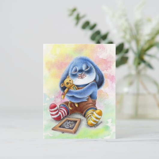 Benny Blue - Memories Briefkaart (Staand voorkant)