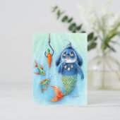 Benny Blue - Merbunny Briefkaart (Staand voorkant)