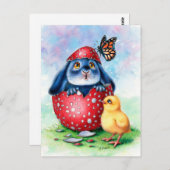 Benny Blue - Paaseieren Briefkaart (Voorkant / Achterkant)