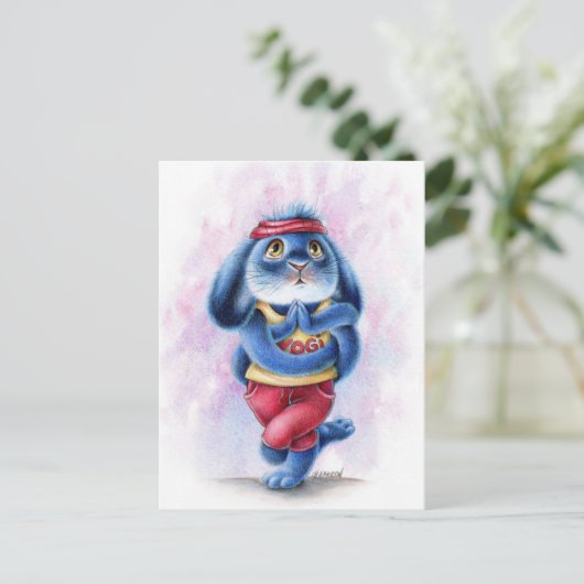 Benny Blue - Yogi Briefkaart (Staand voorkant)