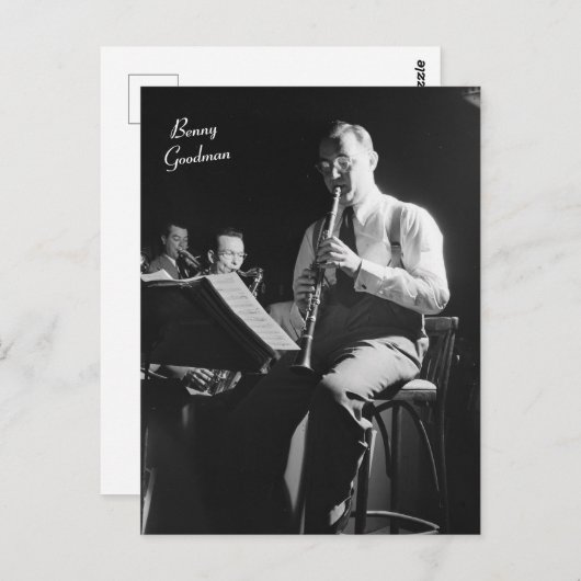 Benny Goodman Briefkaart (Voorkant / Achterkant)