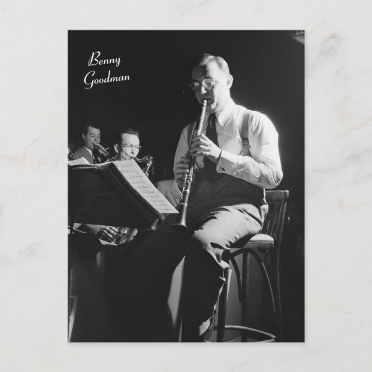 Benny Goodman Briefkaart (Voorkant)
