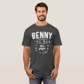 Benny het man De mythe De legendarische naam Benny T-shirt (Voorkant volledig)