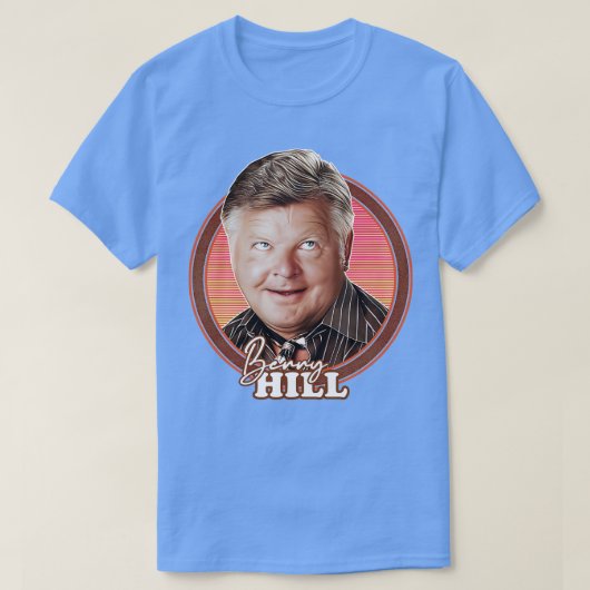 Benny Hill 70s Retro Fan Design 1 T-shirt (Design voorkant)