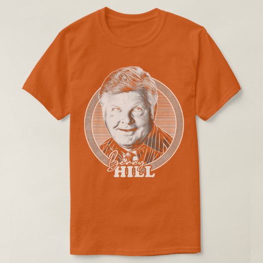 Benny Hill 70s Retro Fan Design T-shirt (Design voorkant)