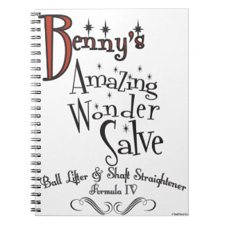 Benny is geweldig! 100% zuivere slangenolie notitieboek