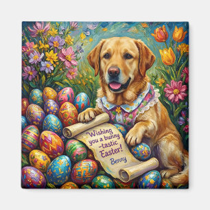 BENNY ~ Labrador en Pasen Eieren ~ Magneet