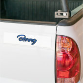 Benny naam blauwe sticker sticker autoaufkleber (Op Truck)
