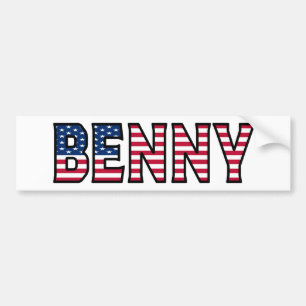 Benny Name Vorname USA Aufkleber Sticker Auto